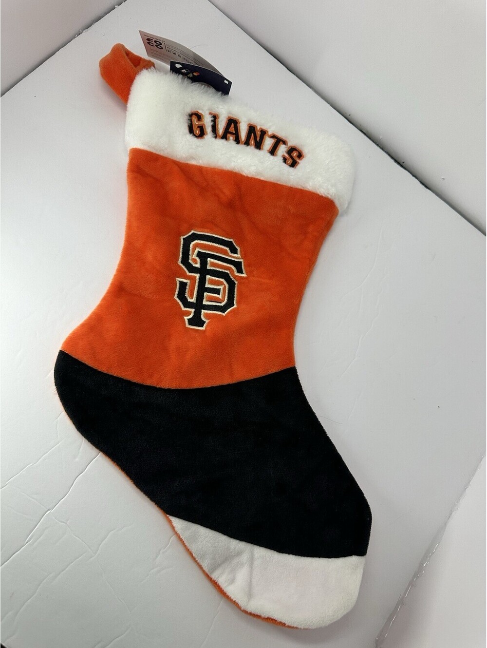 NWT MLB Stocking San Francisco Giants Orange and Black Holiday Stocking